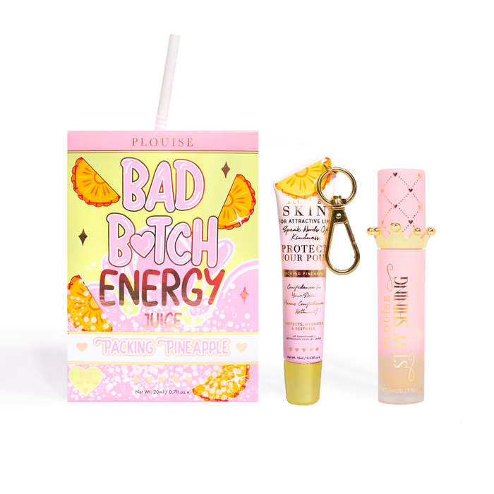 Bad Bitch Energy Lippenpflege- und Lippenöl-Duo