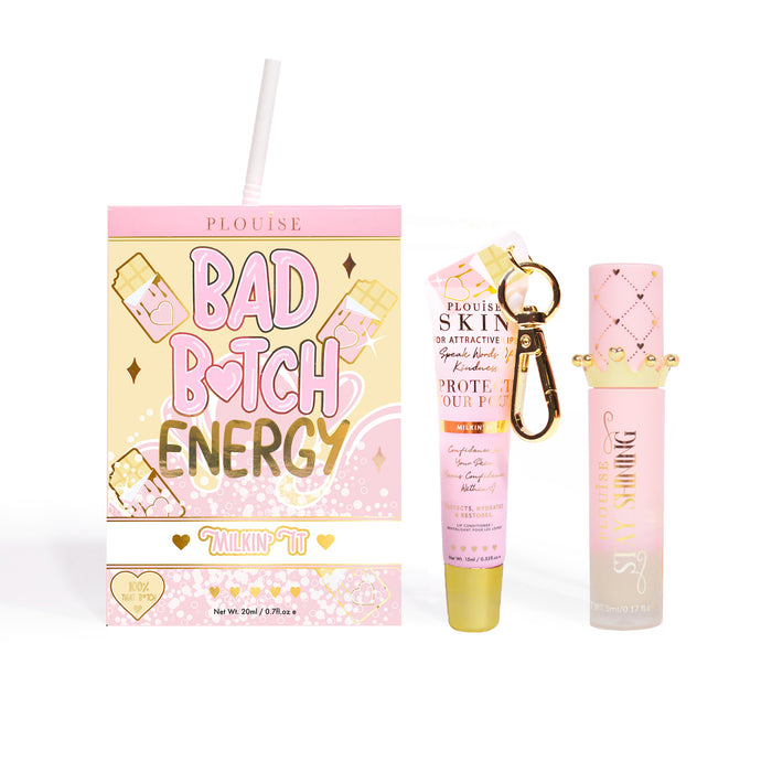 Bad Bitch Energy Lippenpflege- und Lippenöl-Duo