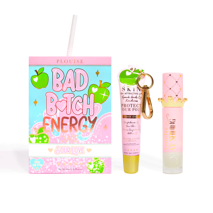 Bad Bitch Energy Lippenpflege- und Lippenöl-Duo